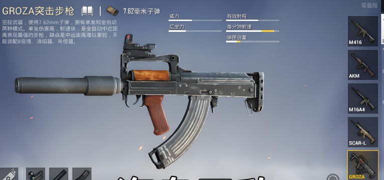 和平精英有哪些好用的武器