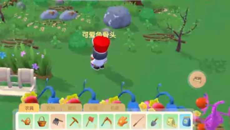 摩尔庄园的农场栅栏怎么开门