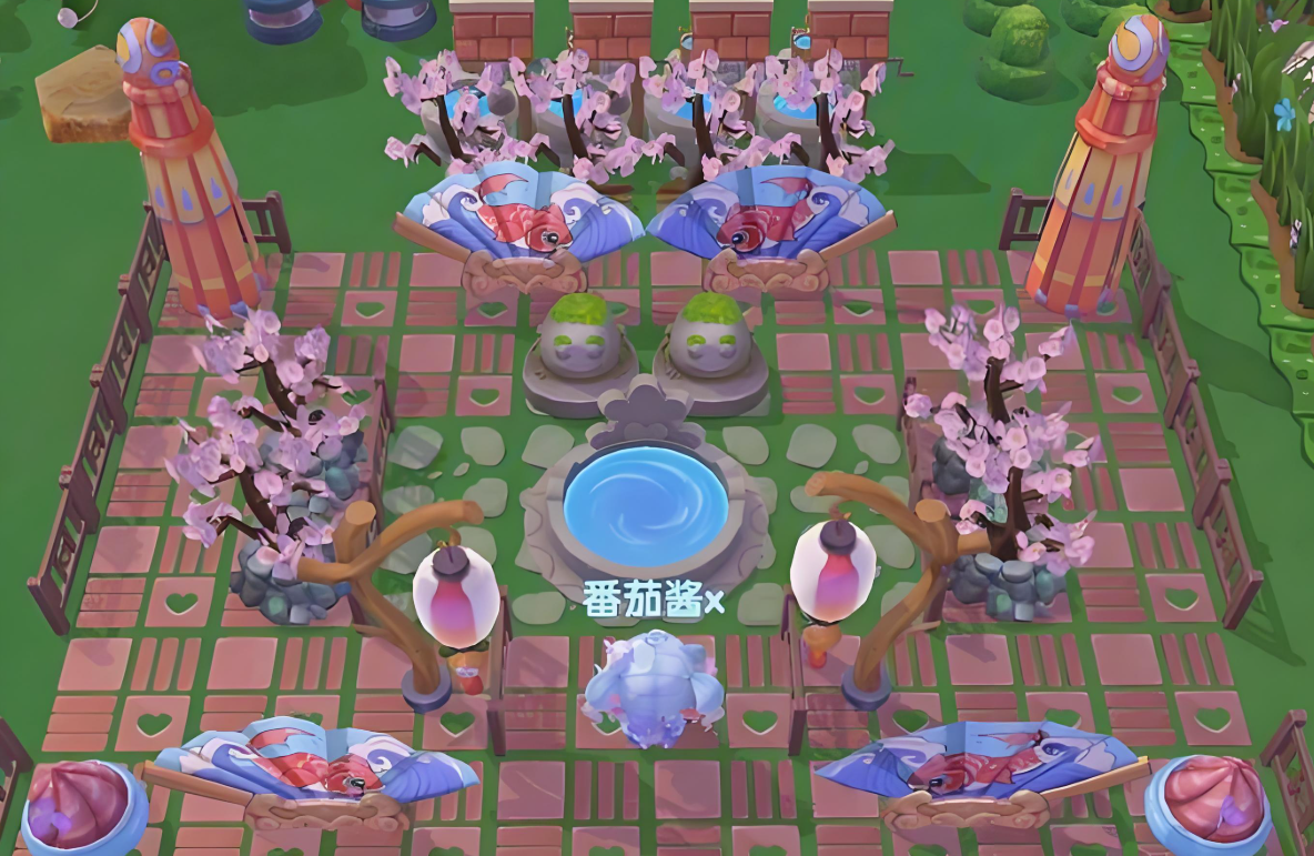 摩尔庄园怎么把家具放前院