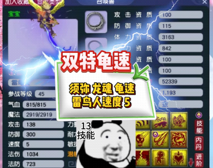 梦幻西游为什么要带雷鸟人