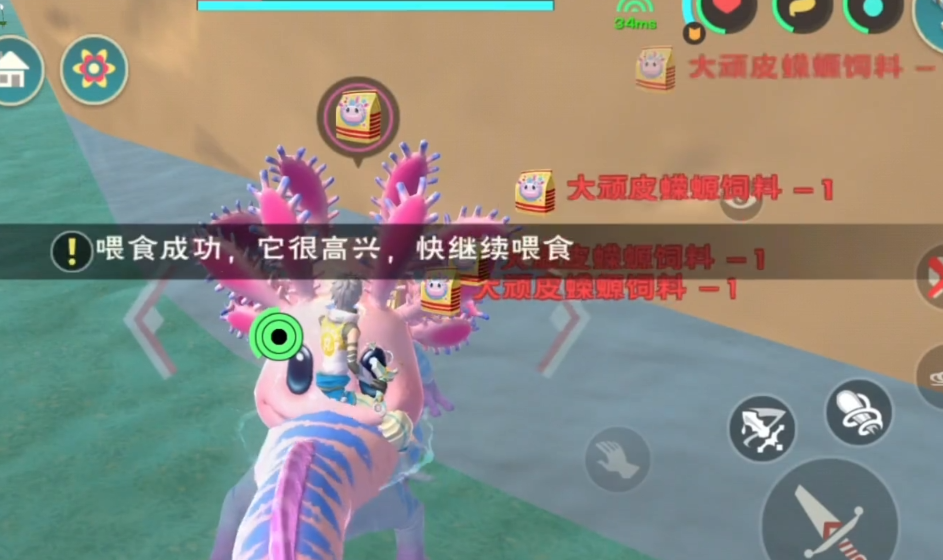 创造与魔法蝾螈需要多少包饲料