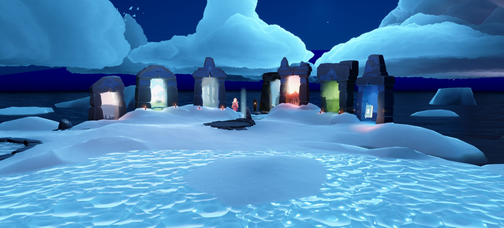 光遇冰雪世界怎么过 光遇冰雪世界怎么过