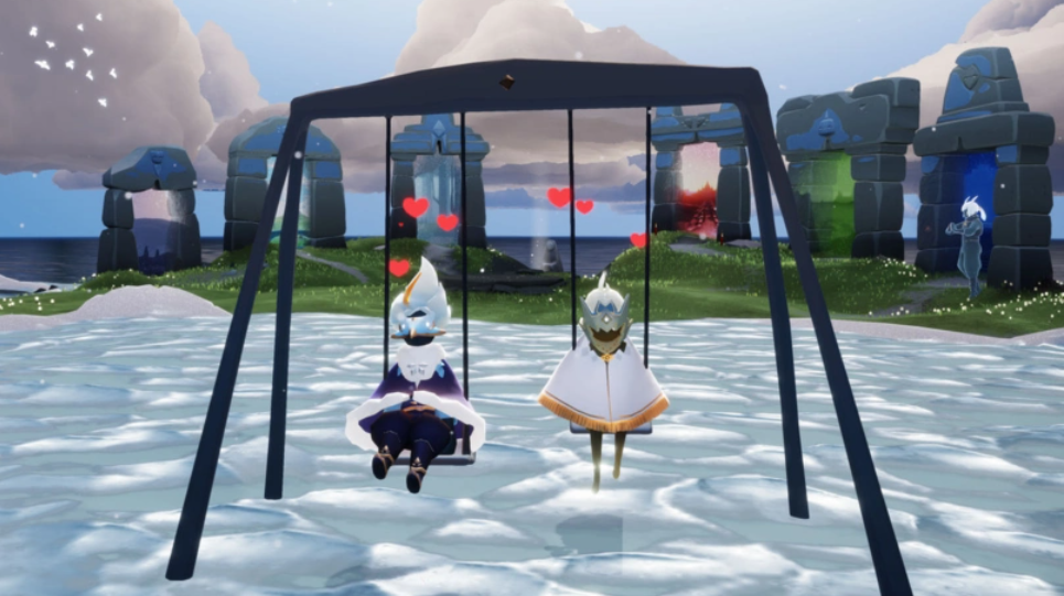 光遇怎么边做秋千边背人 光遇怎么边做秋千边背人