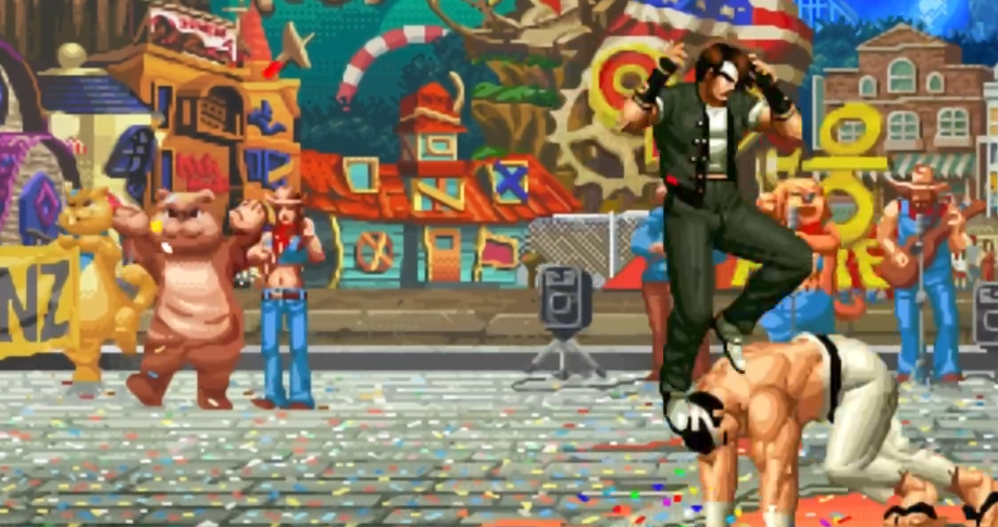 拳皇97倒地后怎么防守