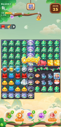 开心消消乐4408关怎么过 开心消消乐4408关怎么过