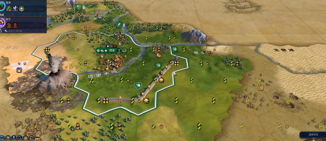 文明6长城怎么收益最高