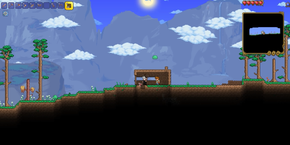 泰拉瑞亚新手开局怎么造房子