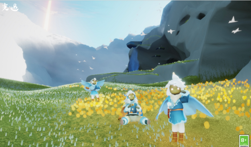 光遇如何让遇境的鸟碰到自己