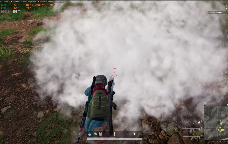 绝地求生烟雾怎么直接丢在脚下