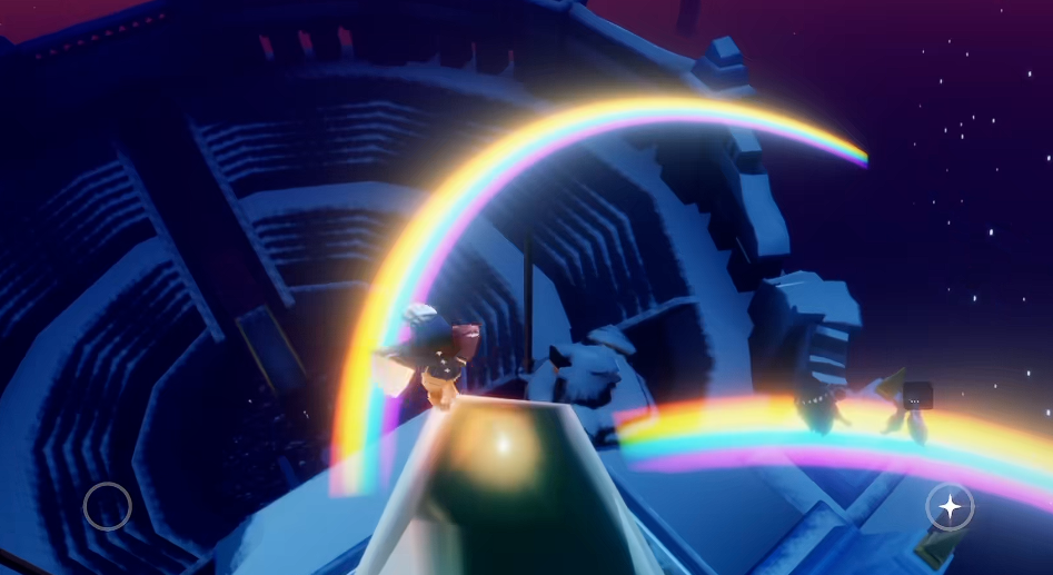 光遇千鸟城如何站在彩虹上 光遇千鸟城如何站在彩虹上