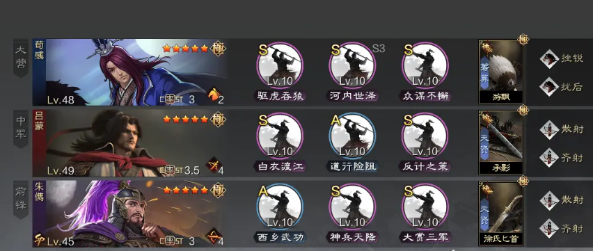 率土之滨五星朱儁怎么用