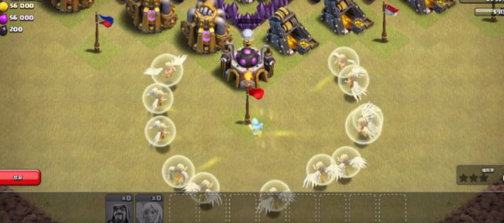 部落冲突怎么搭配天使