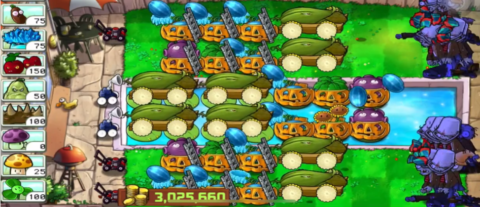 植物大战僵尸无尽版如何搭梯子 植物大战僵尸无尽版如何搭梯子