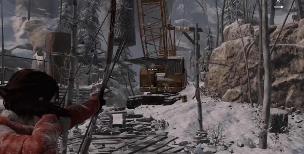 古墓丽影崛起怎么射出三支箭