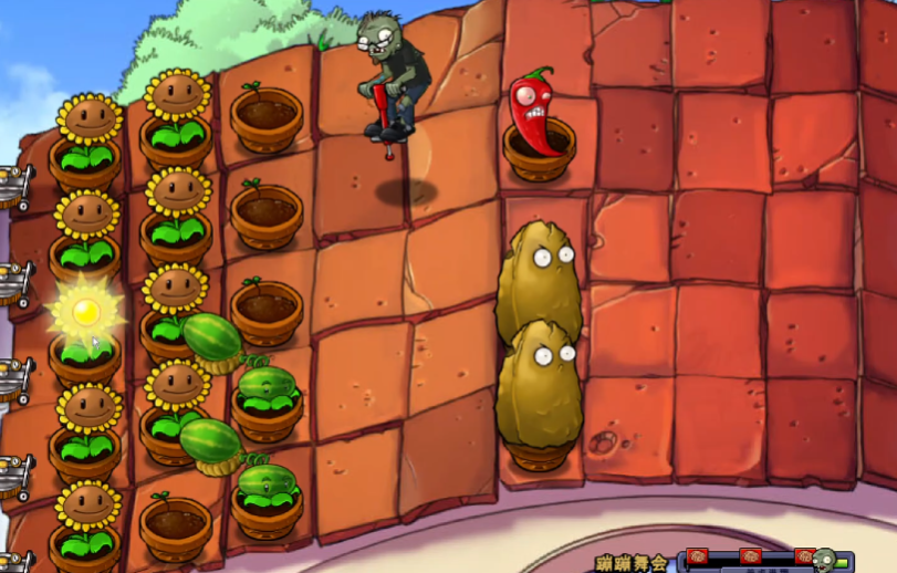 植物大战僵尸蹦蹦舞会怎么过